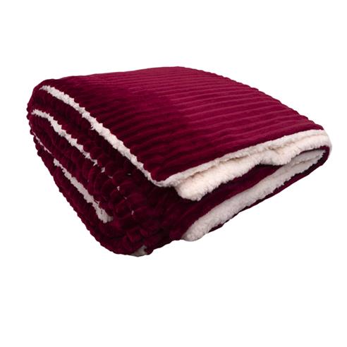 Frazada termica "toscana" 200x210 roja 2