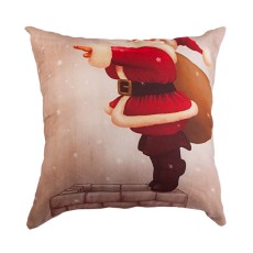 FUNDA COJIN DISEÑO SANTA #3