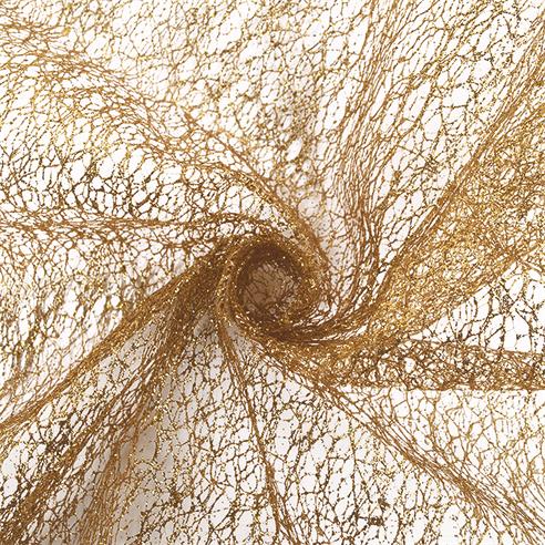 MALLA GLITTER "DORADA" 2