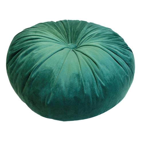 Cojin redondo verde ingles 40x40 cm