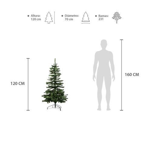 ARBOL NAVIDAD 120 CM 2