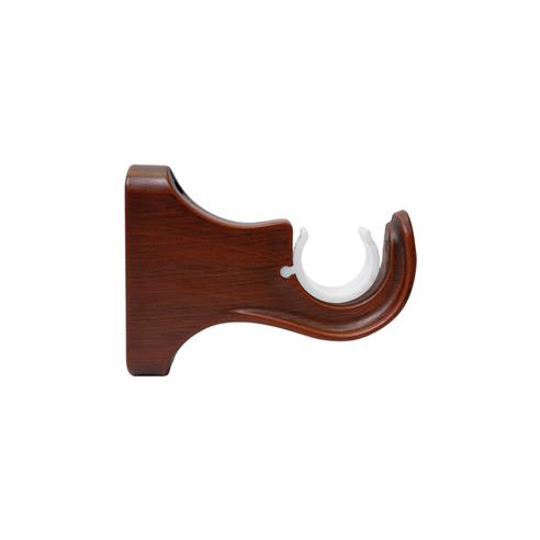 Soporte simple simil madera 28mm