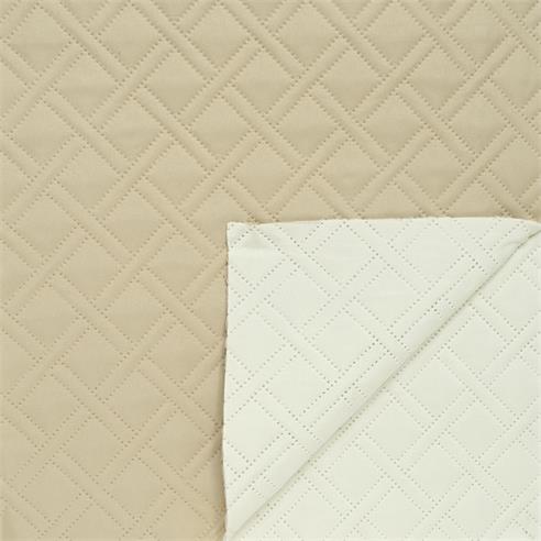 Tela lisa acolchada 2,50 ancho col. beige/marfil 2