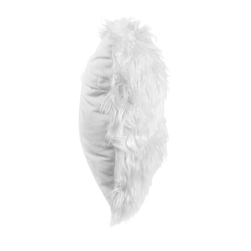 Cojin piel eco col. blanco 43x43 cm. 2