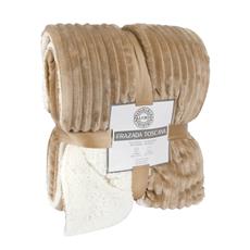FRAZADA TERMICA "TOSCANA" 200X210 BEIGE