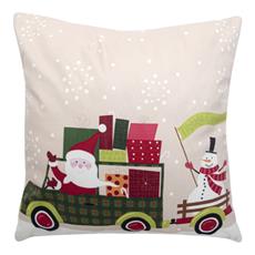 Funda cojin dis. santa # 6 40x40cm