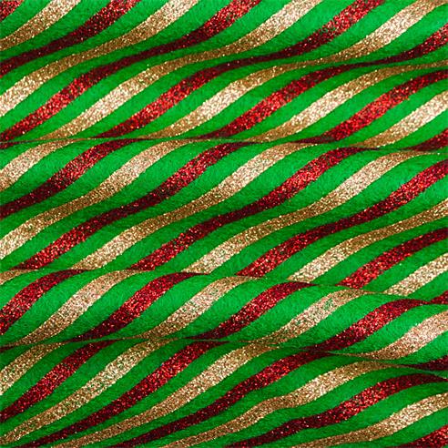 PAÑOLENCY GLITTER-VERDE ROJO DORADO 2