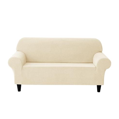 Funda protectora sofa 2 cuerpo col. bco/marfil 2