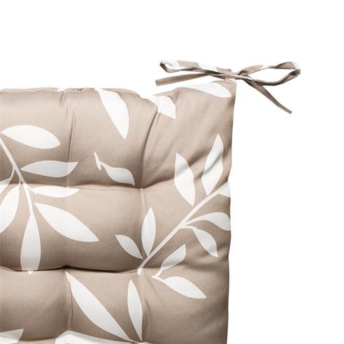 Cojin para silla 40x40 dis. prado beige 2