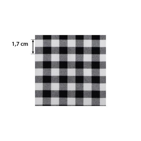 TELA CUADRILLÉ-COLOR NEGRO 2