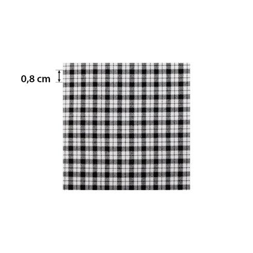 TELA CUADRILLÉ-COLOR NEGRO 2