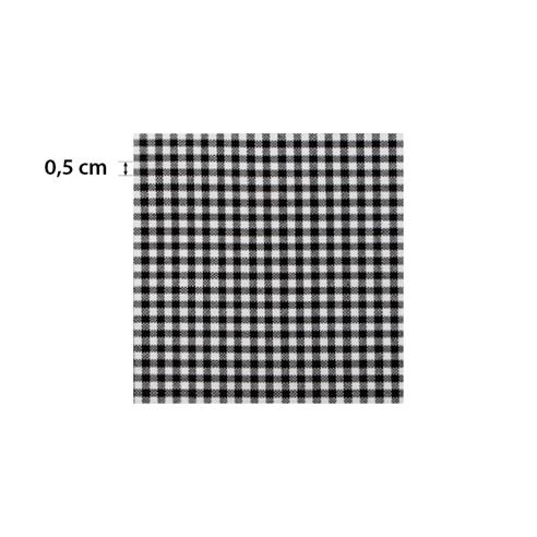 TELA CUADRILLÉ-COLOR NEGRO 2