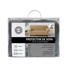 Funda protectora sofa 3 cuerpos col. gris
