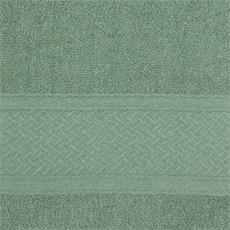 Set 2 toallas col. verde olivo 50x80+70x140-440gr/m2