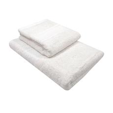 Set 2 toallas col. hueso 50x80+70x140-440gr/m2