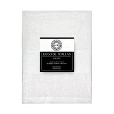 Set 2 toallas col. hueso 50x80+70x140-440gr/m2