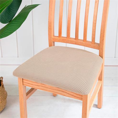 Cubre silla asiento color beige