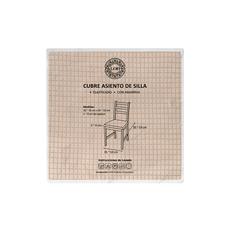 Cubre silla asiento color beige