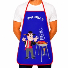 Delantal cocina dis. "parrillada"